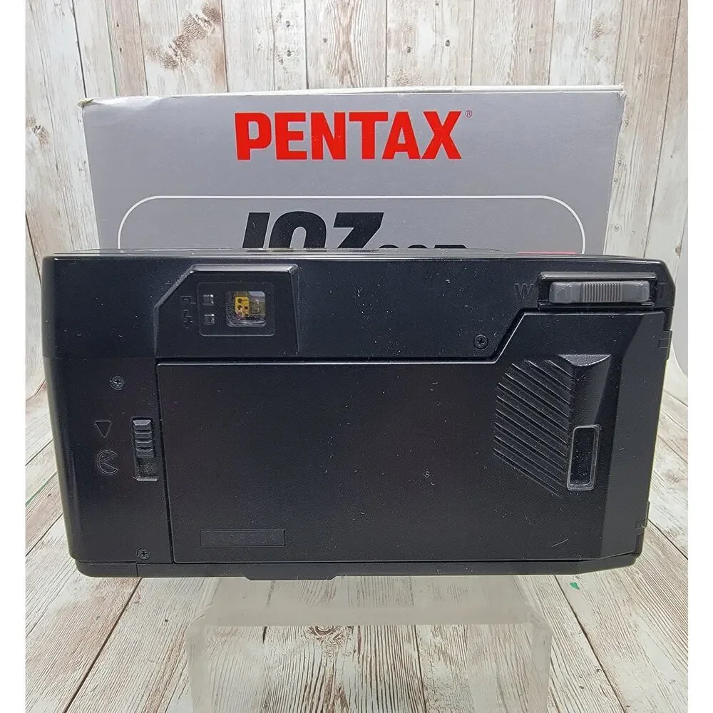 PENTAX IQZoom Compact 35MM Camera 08410 with Box & Instructions Vintage